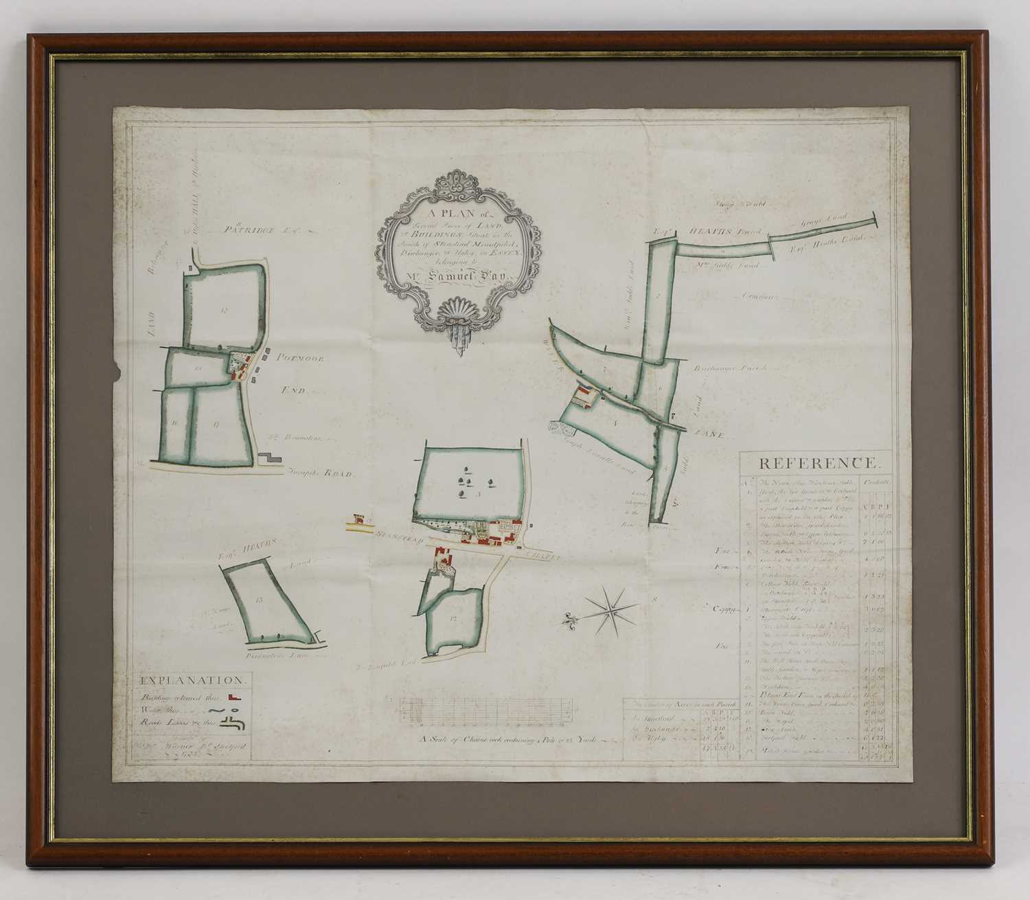 A Plan of Samuel Days House Yard Gardens and Orchard (£800-1200)